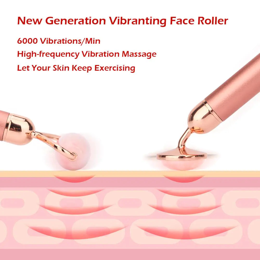 Electric Jade Roller Facial Massager