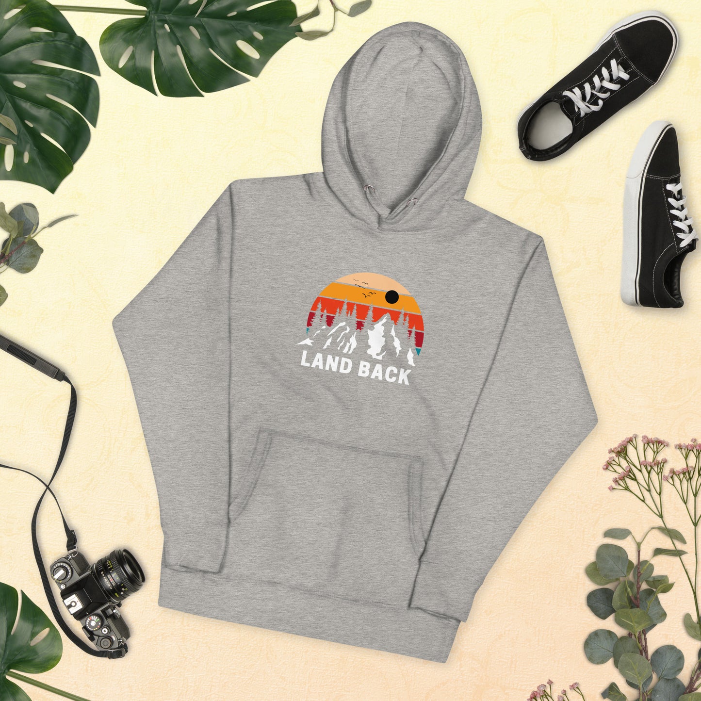 Land Back Graphic Hoodie