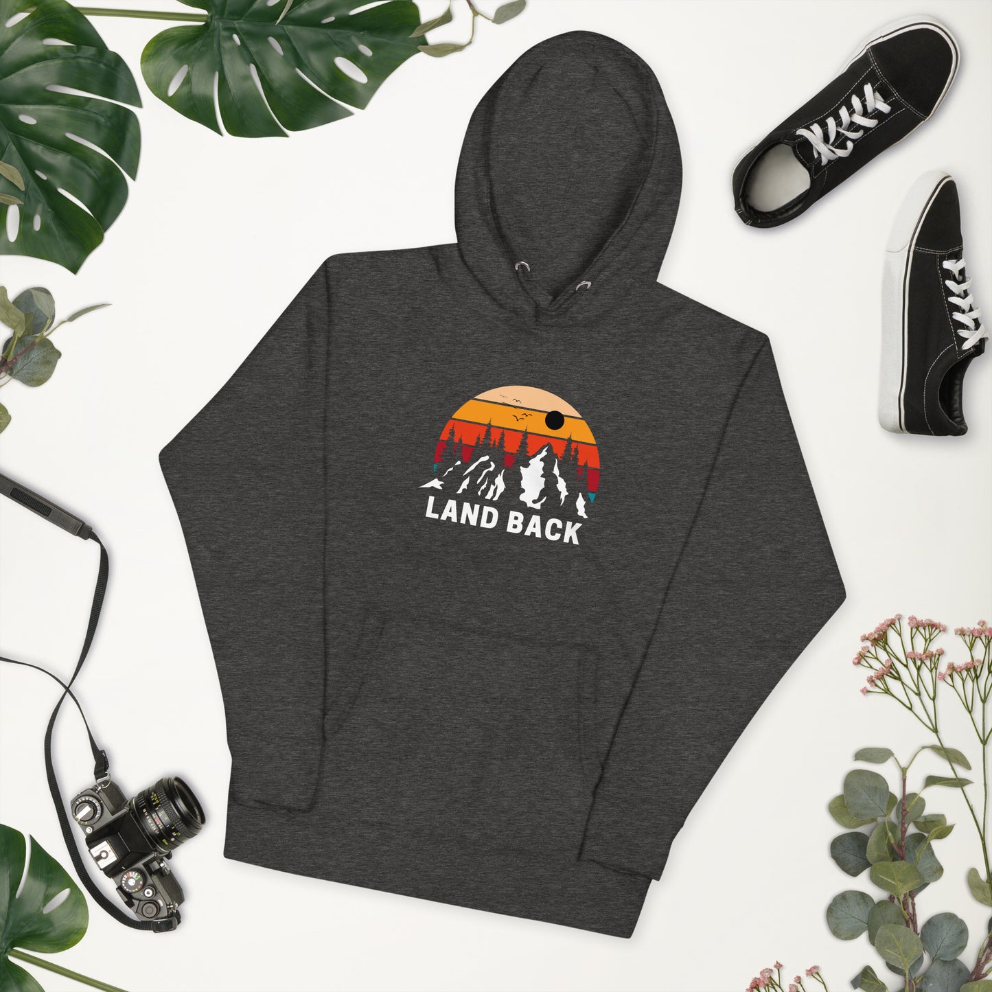 Land Back Graphic Hoodie